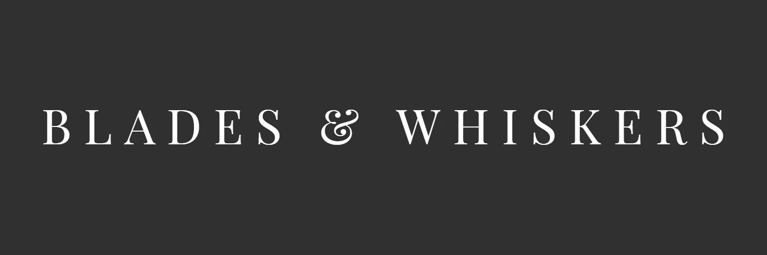 Blades & Whiskers (Edwin Jagger stockist logo)
